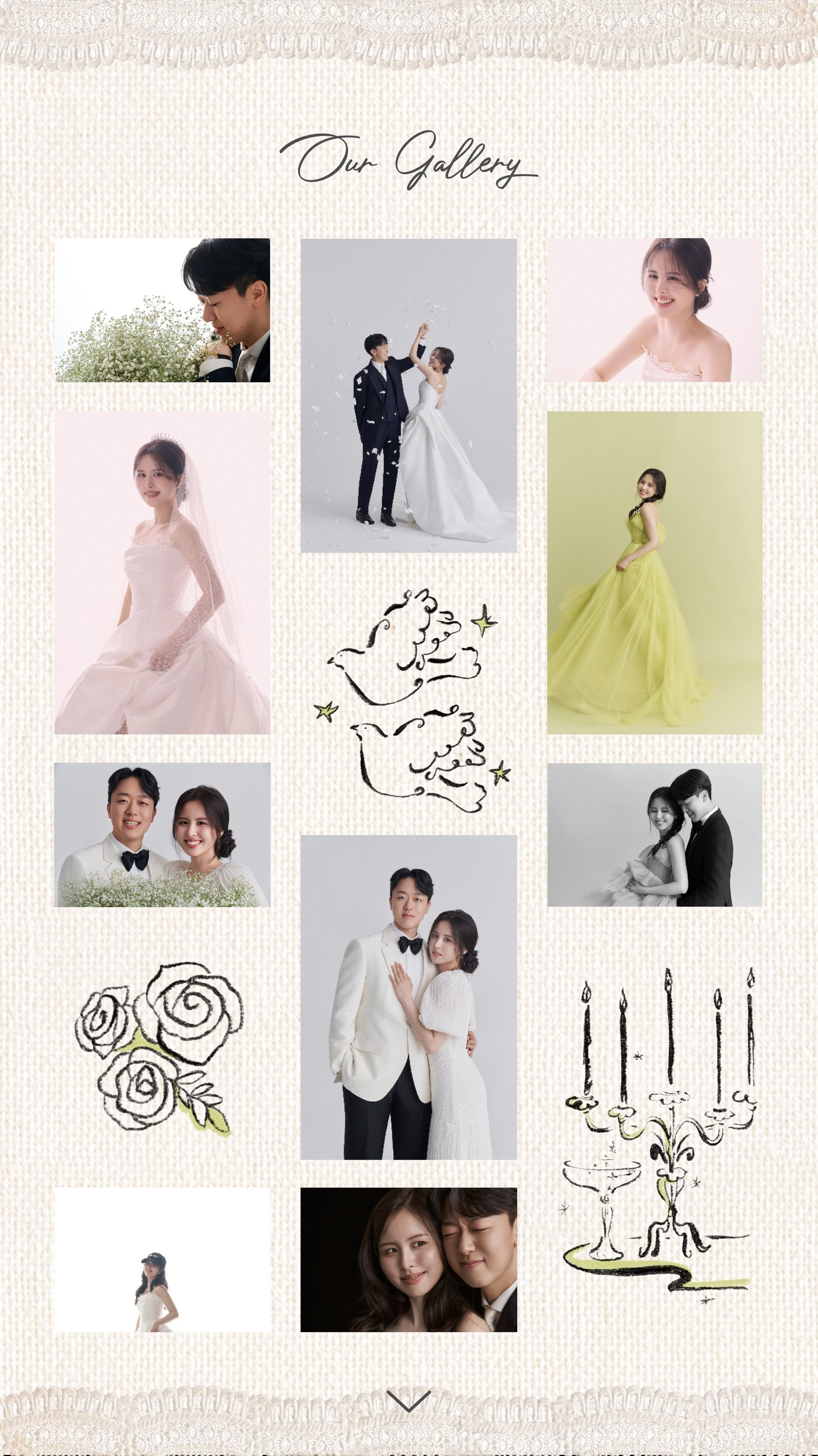 Our Gallery — 웨딩 스냅 모음 (접힘)